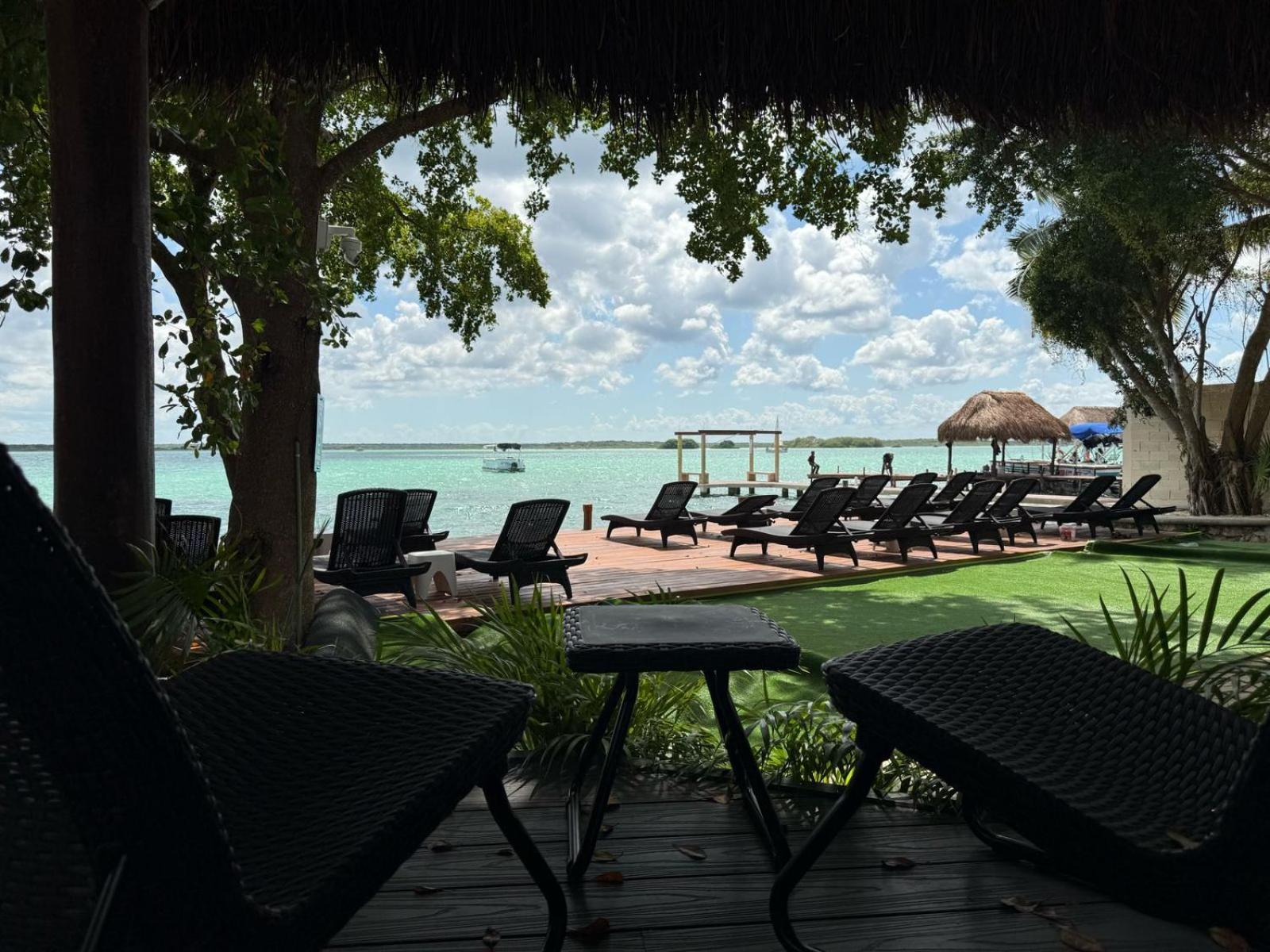 Casa Aakal Lagoon Front Bacalar Buitenkant foto