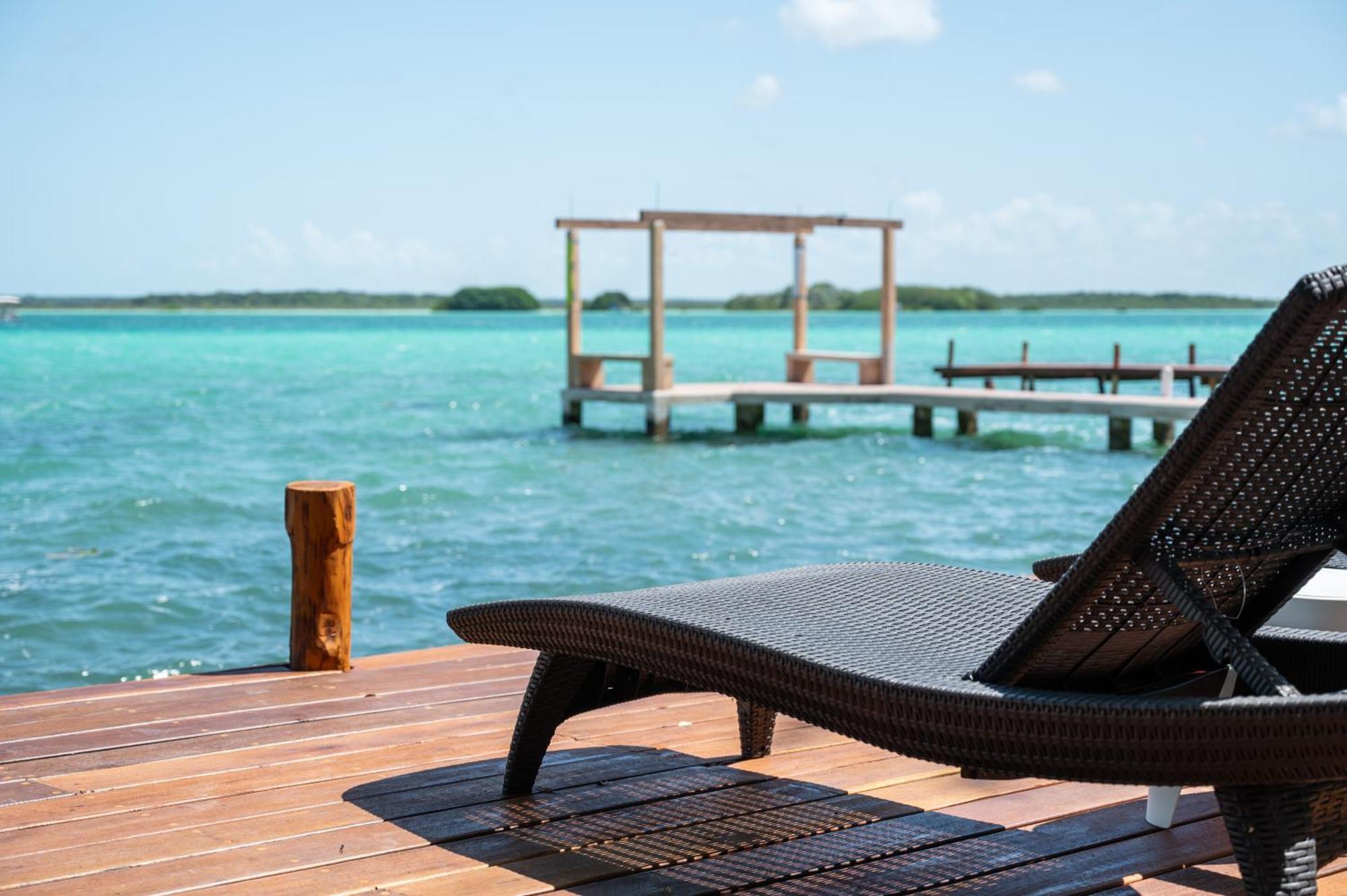 Casa Aakal Lagoon Front Bacalar Buitenkant foto