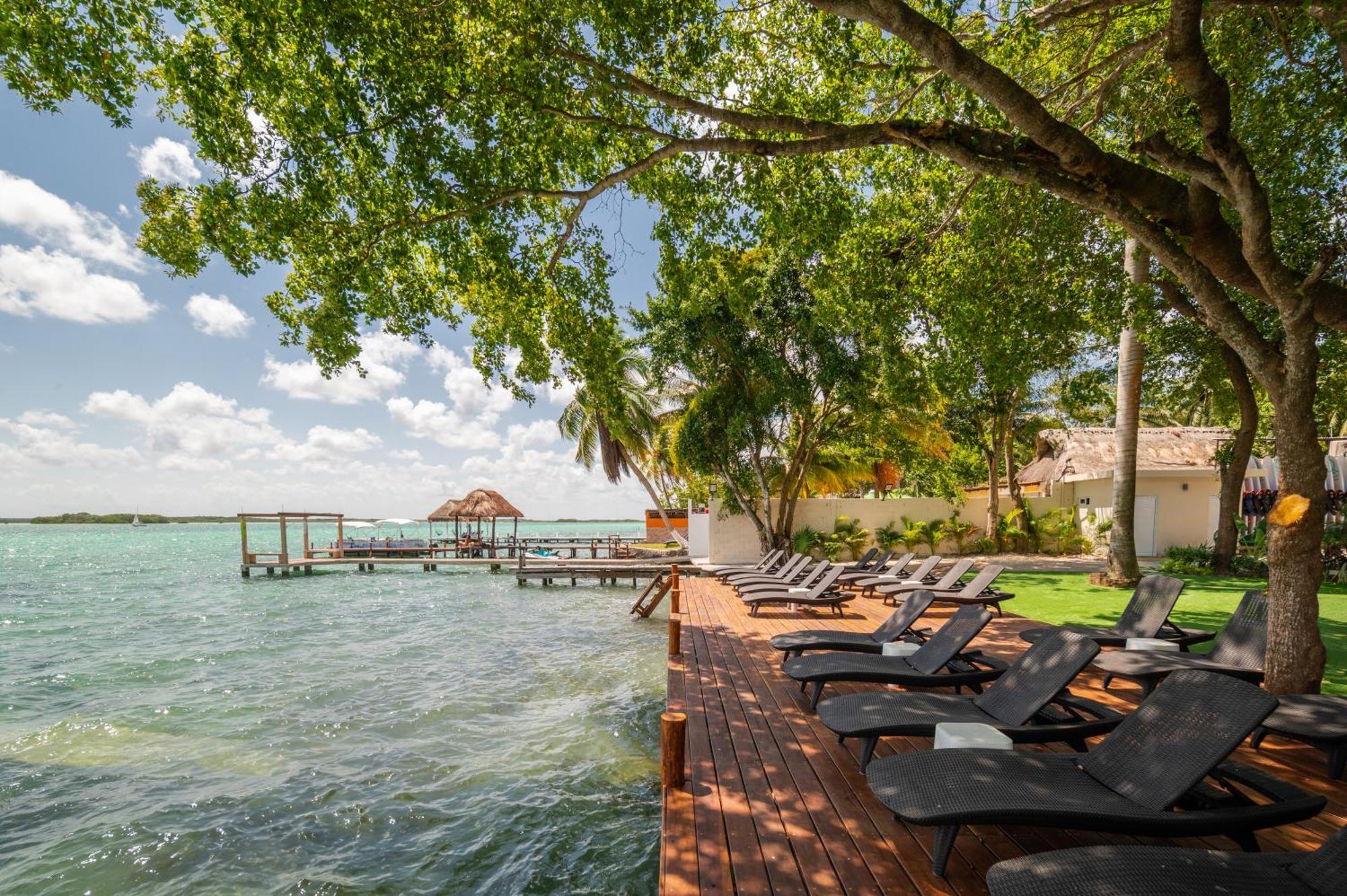 Casa Aakal Lagoon Front Bacalar Buitenkant foto