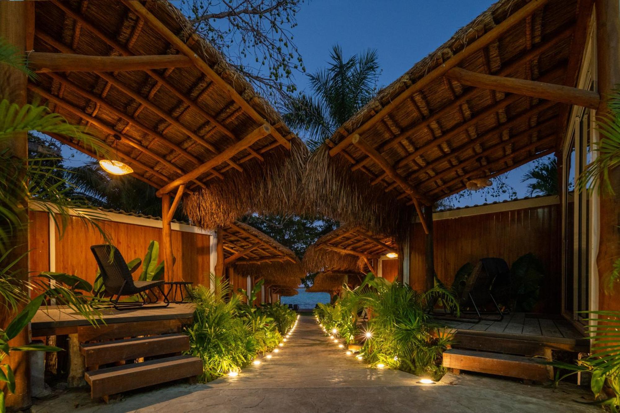 Casa Aakal Lagoon Front Bacalar Buitenkant foto
