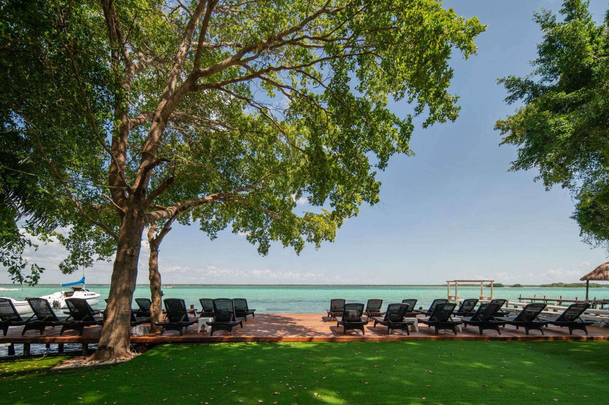 Casa Aakal Lagoon Front Bacalar Buitenkant foto