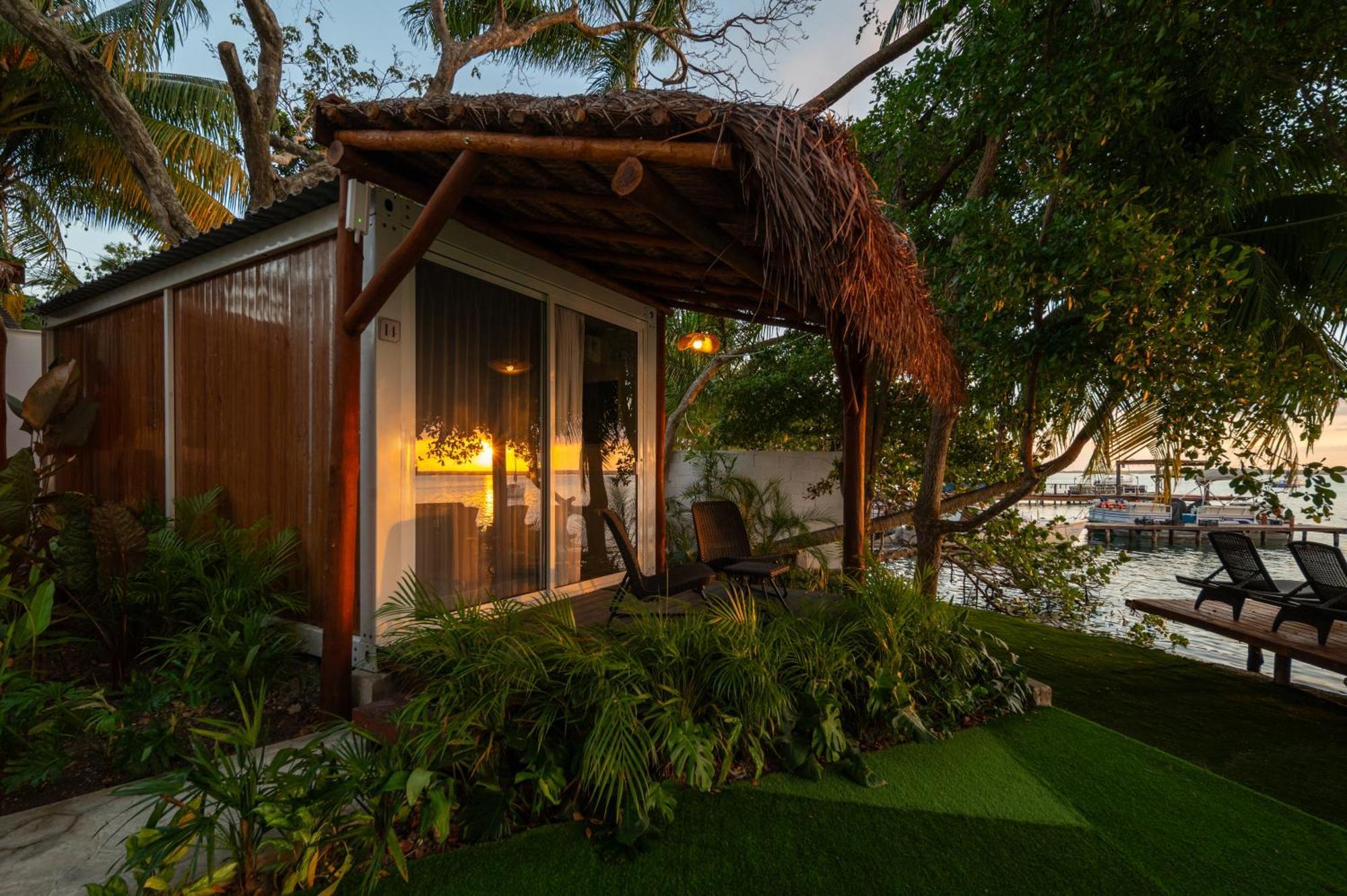 Casa Aakal Lagoon Front Bacalar Buitenkant foto
