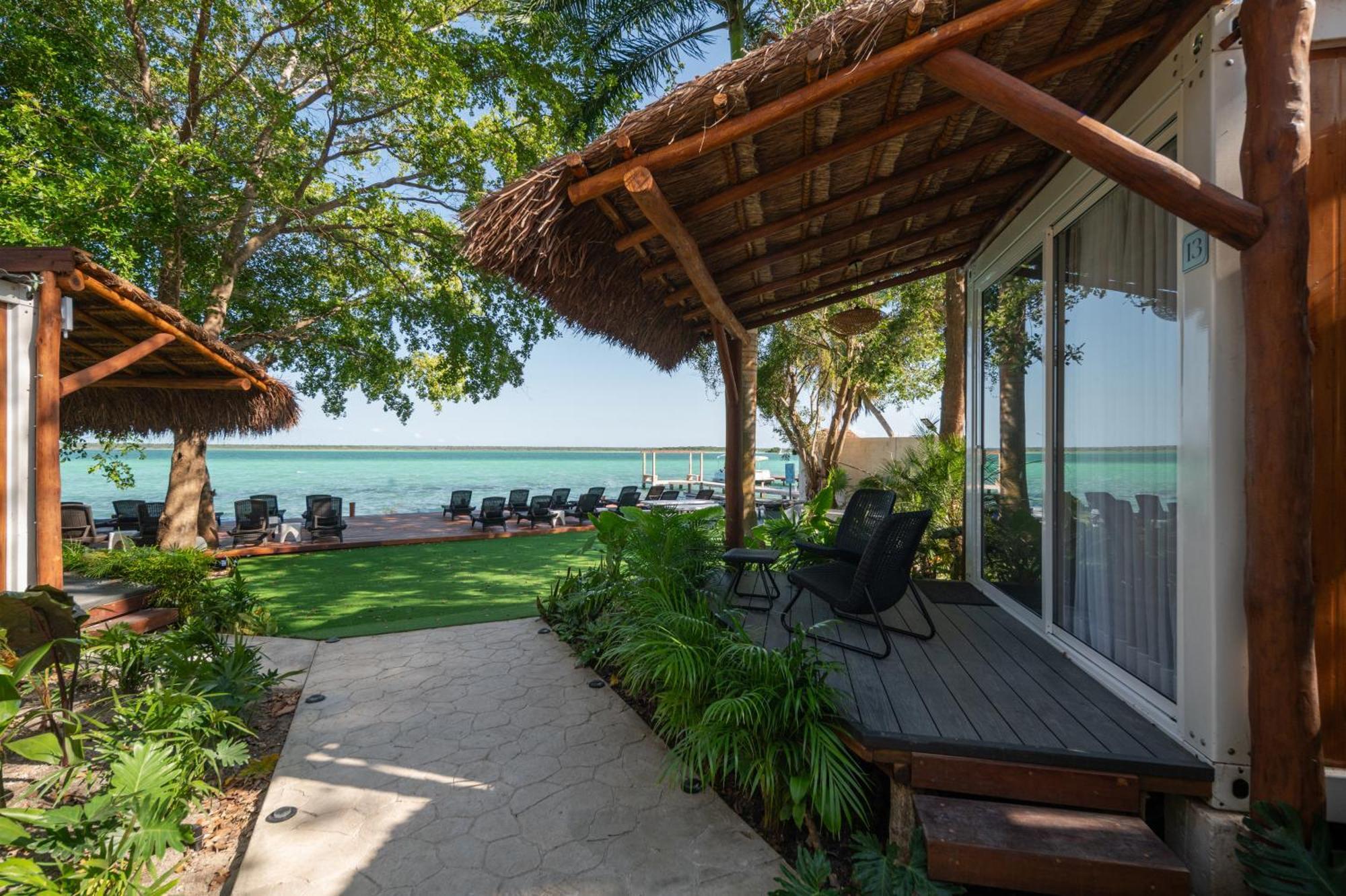 Casa Aakal Lagoon Front Bacalar Buitenkant foto