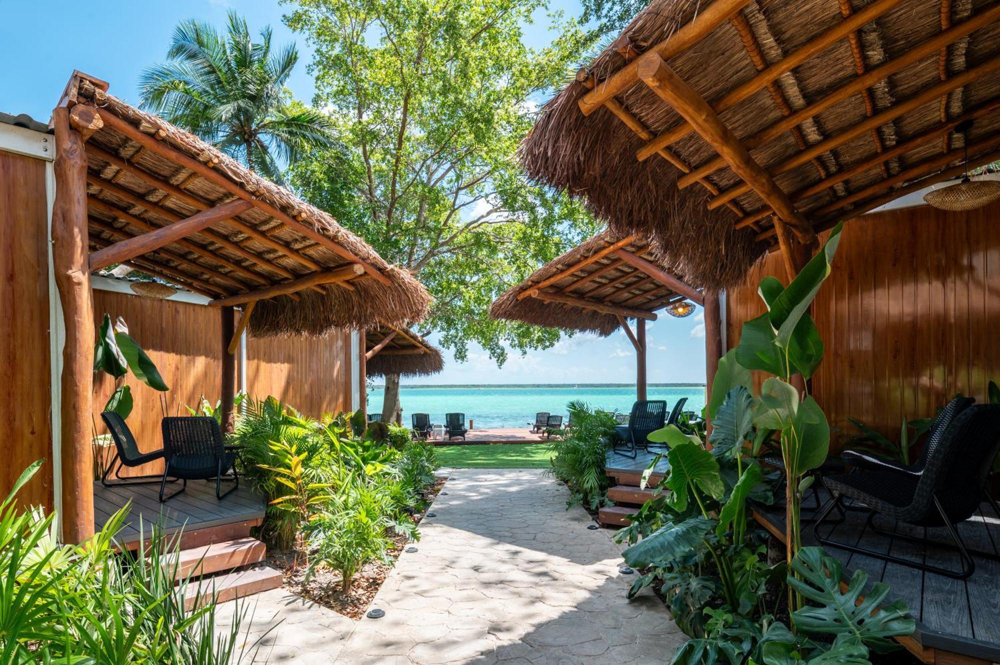 Casa Aakal Lagoon Front Bacalar Buitenkant foto